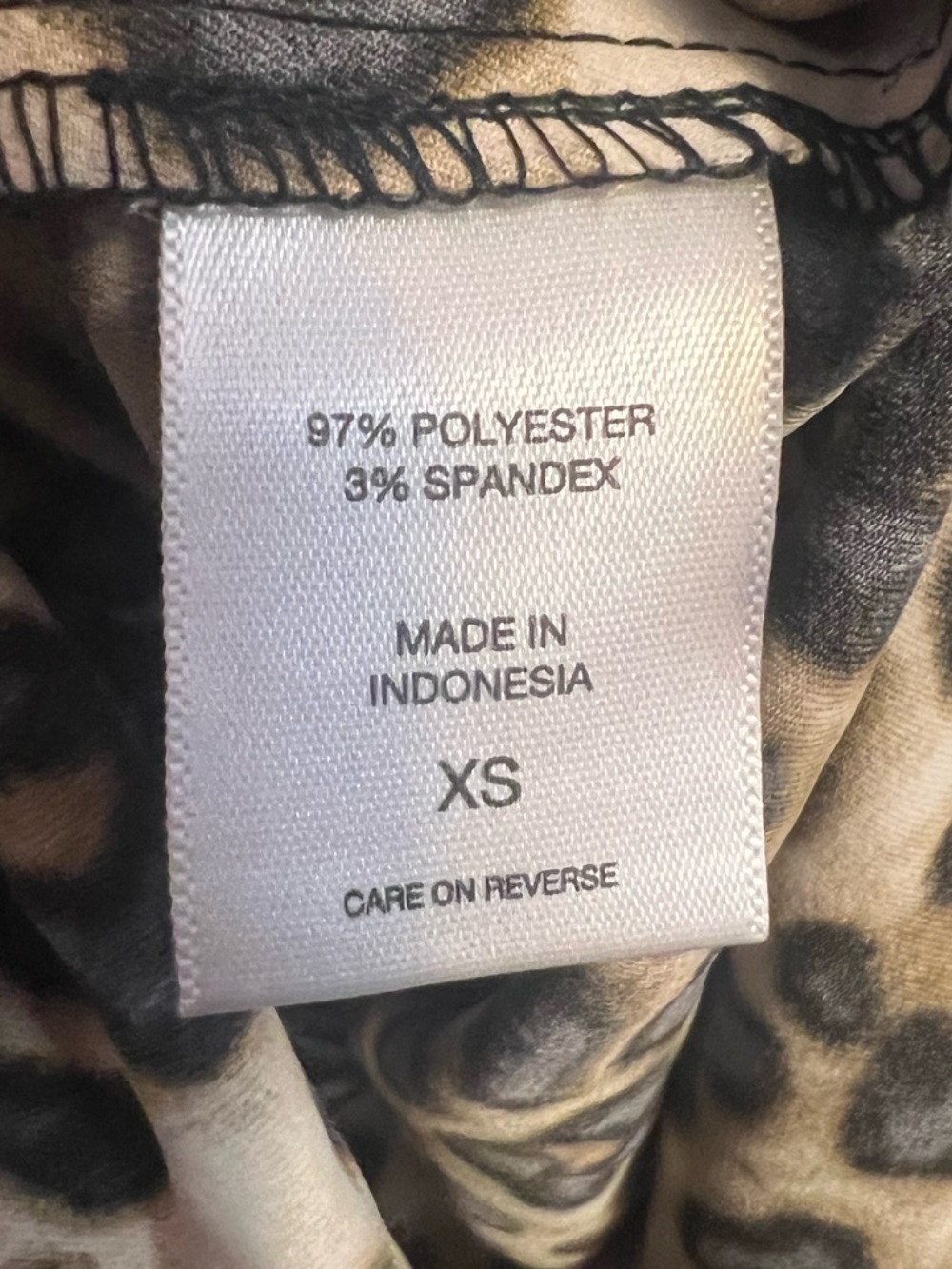 NY&Co Leopard Print Maxi Shirt Dress - Tan/Black - Picture 5 of 6